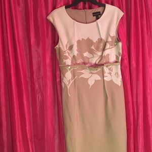 Tan/beige midi dress